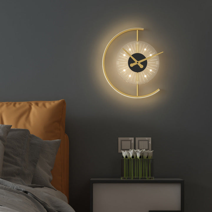 Skanto | Nordisk Minimalistisk Stille Klokke Vegglampe