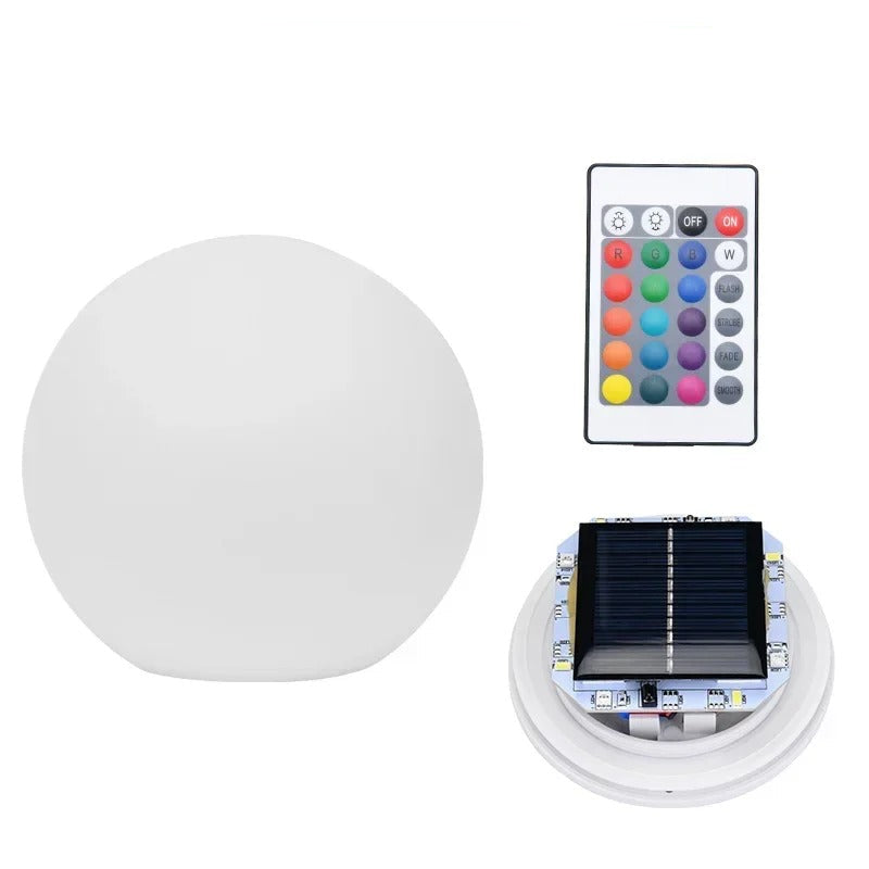 Skanto | Vanntette Sol-Ikke-Ball Lamper – RGB LED Belysning for Utendørs