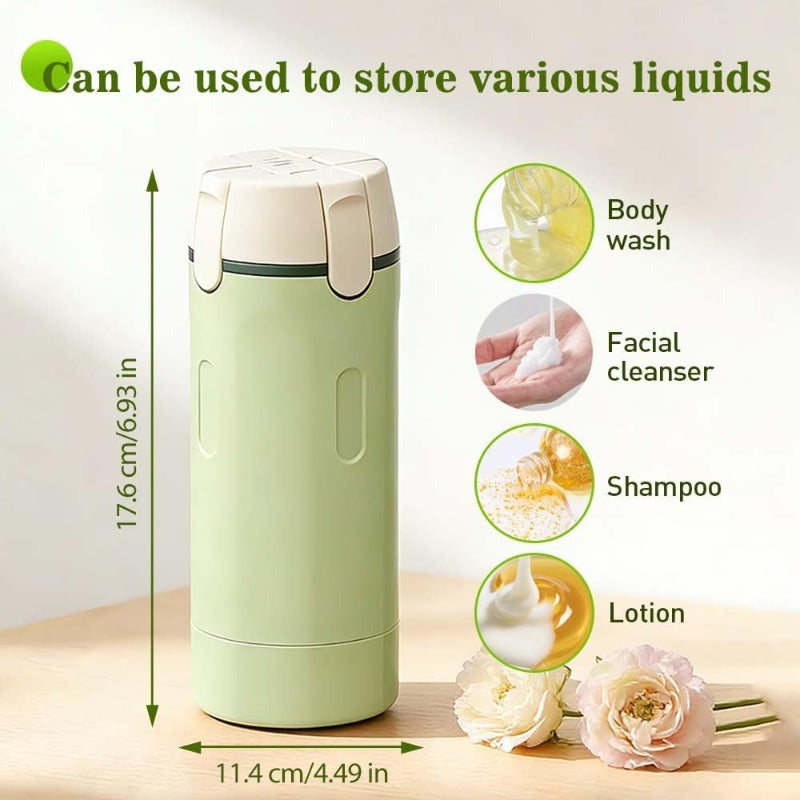 4-i-1 Reise Toalettartikler Dispenser Skanto