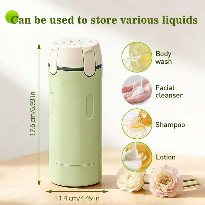 4-i-1 Reise Toalettartikler Dispenser Skanto