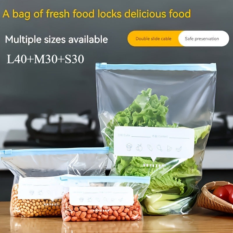 Zip Bag Set 100 deler i 3 størrelser | Skanto