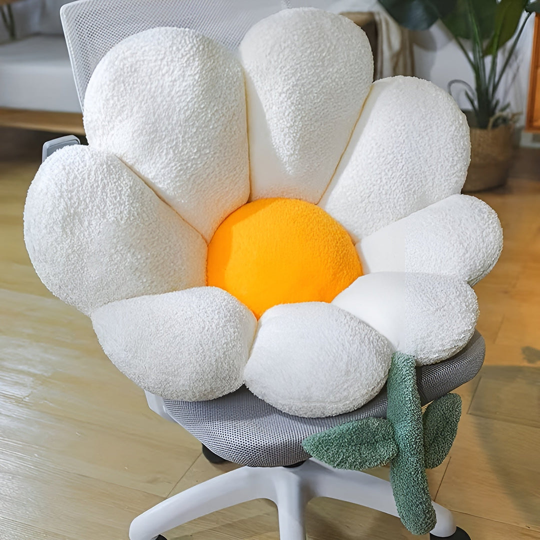 Blomsterpute – Myk og koselig | Dekorativ gulvpute til sofa, soverom og stue