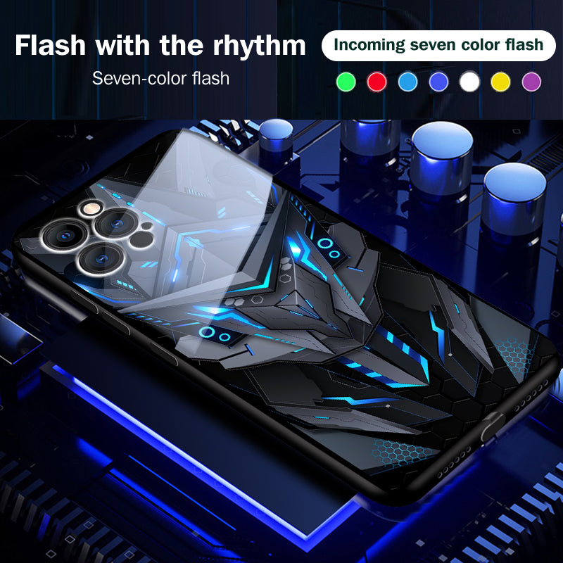 Skanto | Kule Mecha Apple Smart Flash Telefondeksel