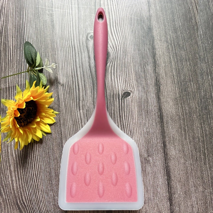 Skanto | Ekstra Stort Silikon Spatel Sett – Non-stick, Varmebestandig & Ergonomisk for Enkel Løsning av Mat, Perfekt for Matlaging & Baking