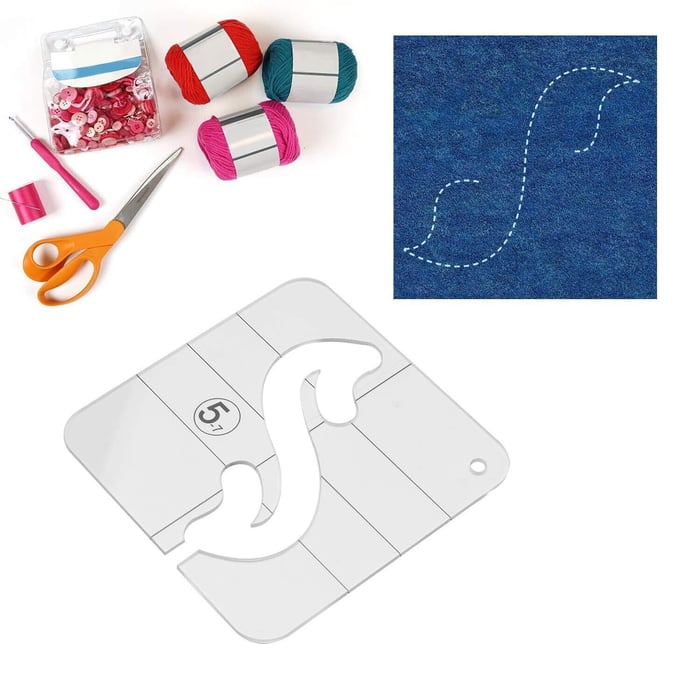 Skanto | Free-Motion Plagglinjal Sett (12 PCS) - Hot