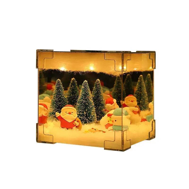 Skanto | Julekubus Nattlys Lampe Skrivebord Dekorasjon Julegaver