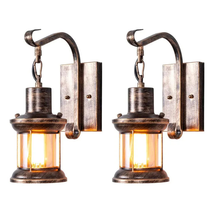 Skanto | Vegglampe vintage metall industrivindu