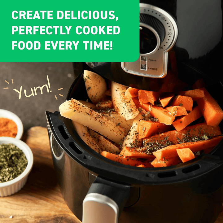 Skanto | Air Fryer Juksundervisning Magneter Matlagingsinstruksjonshefte