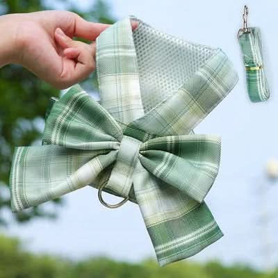 Skanto | Justerbart hundesele med elegant sløyfe for stilige turer