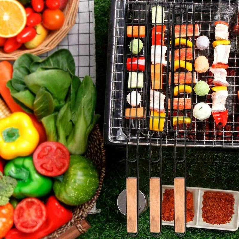 Gjenbrukbare Kabob Grill Kurver | Skanto