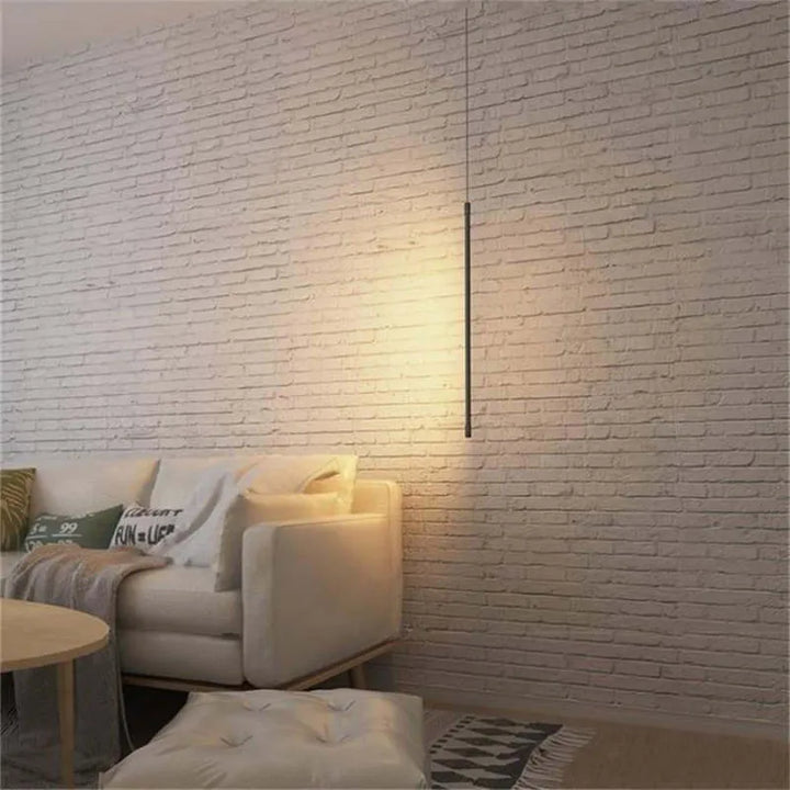Skanto | Pendellampe Slim Svart Metall Soverom Lampen