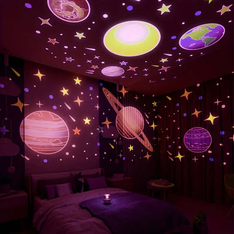 StarGlow Projektor – Magisk Stjernete himmel med MusikkSkanto