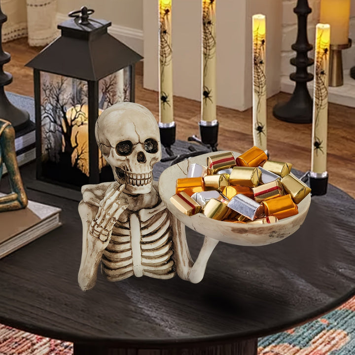 GhoulBowl Hodeskallebolle – Har Halloween godteribolle og gothisk dekorasjon | Skanto