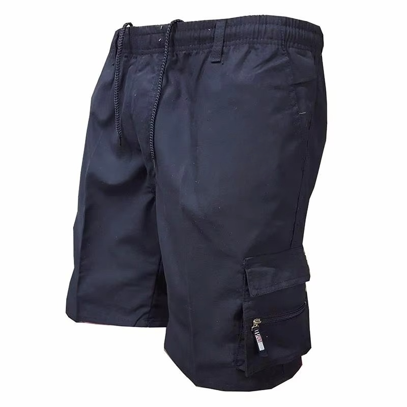 Skanto | Herre's Løse Passform Cargo Shorts med Mange Lommer - Casual Sommer Utendørs Arbeidsshortser i Stor størrelse
