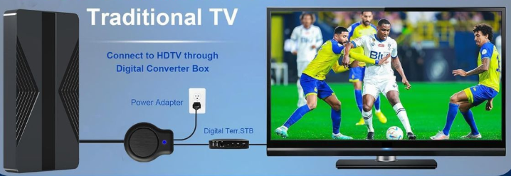 Zimmer-HDTV-Antenne med Ständer