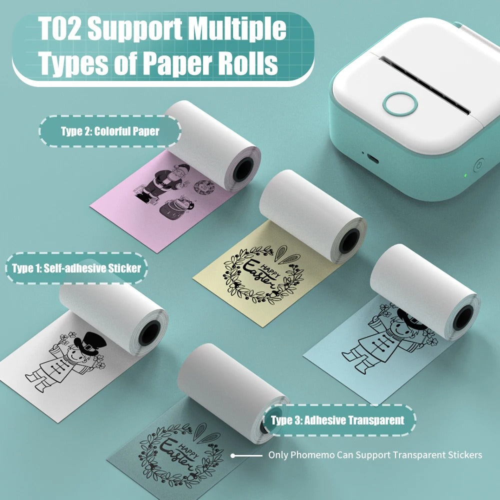PocketPrint Mini – Bærbar termisk fotoprinter uten blekk | Skanto