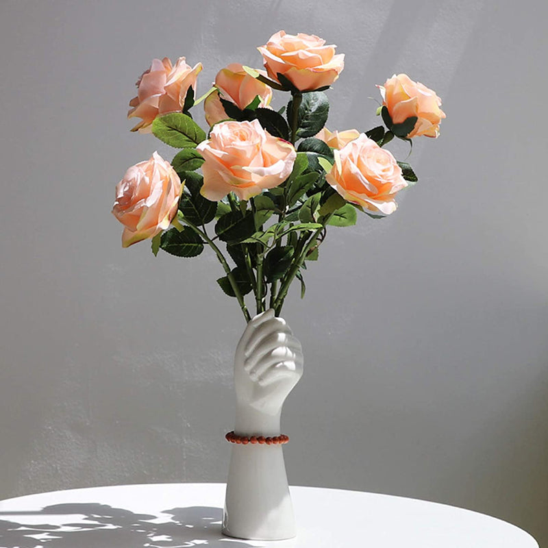 Skanto | Keramikk vase Moderne Kreativ Håndvase Blomster Hjemmedekor Gaver