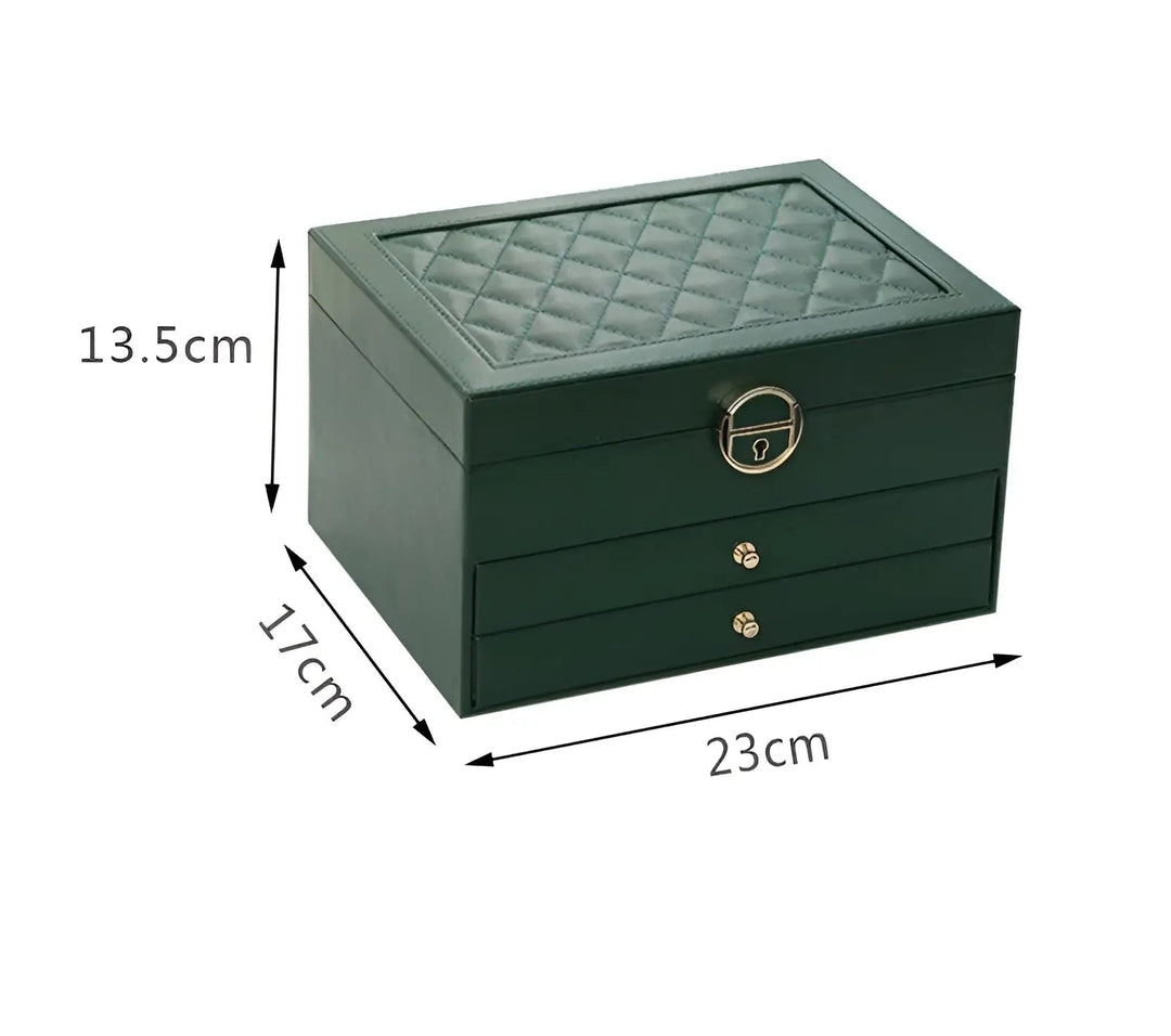 Skanto | EleganceBox Luksus Smykkeskrin – Flere Oppbevaringsbokser for Smykker