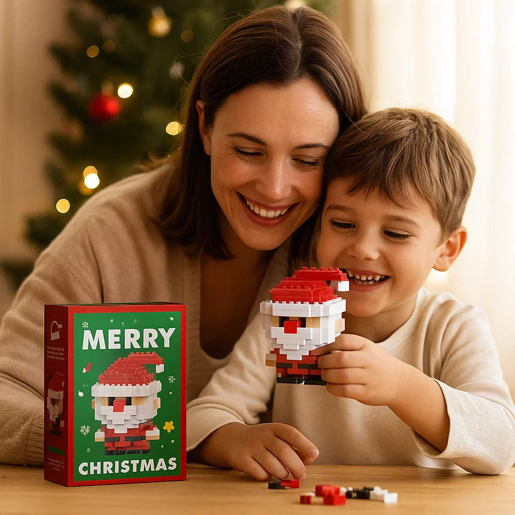 Skanto | Kreative Byggekloss Julefigurer - Moro for Hele Familien