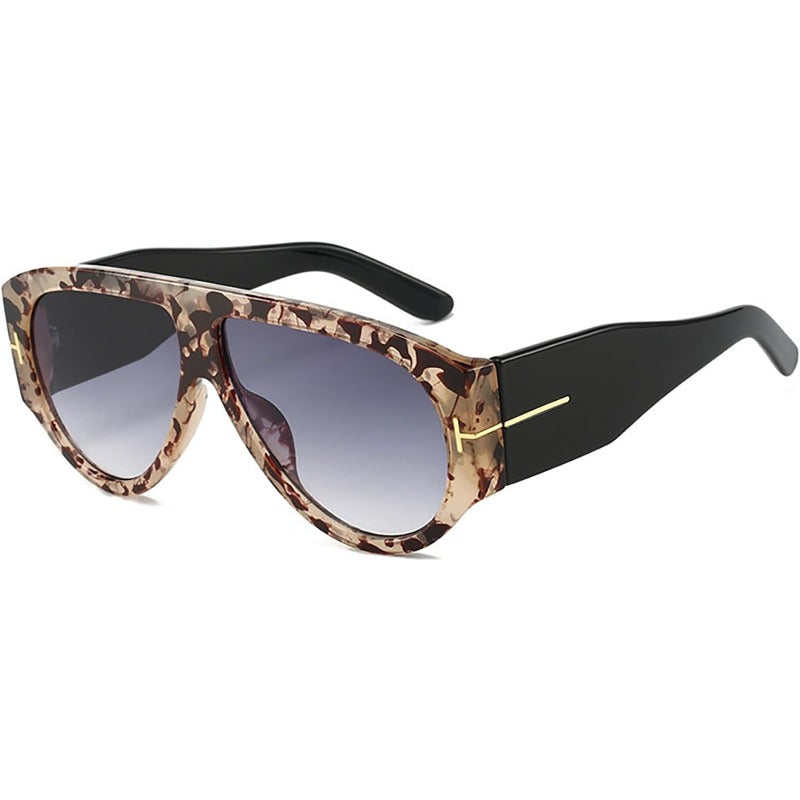 Oversized UV400 Aviator Solbriller Skanto