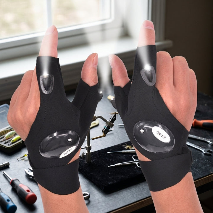 Fingerless hanske LED lommelykt | Skanto