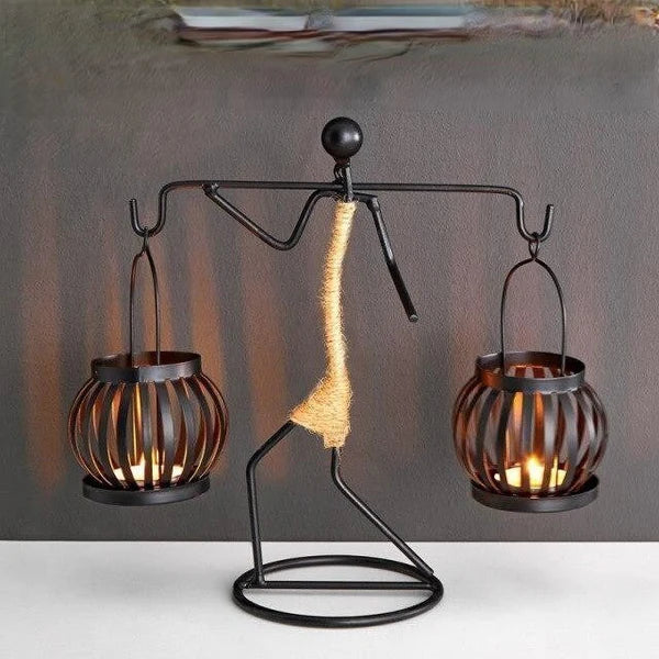 Retro Elegant Lysestake for Interiør Skanto
