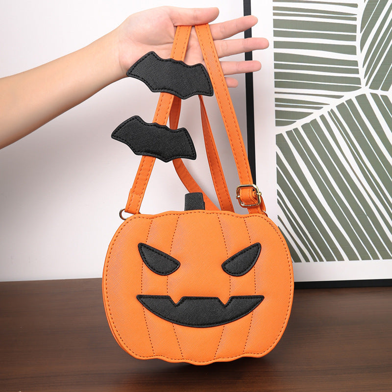 Skanto | Halloween Messenger Bag – Minimalistisk Skulderveske i Enfargede Farger