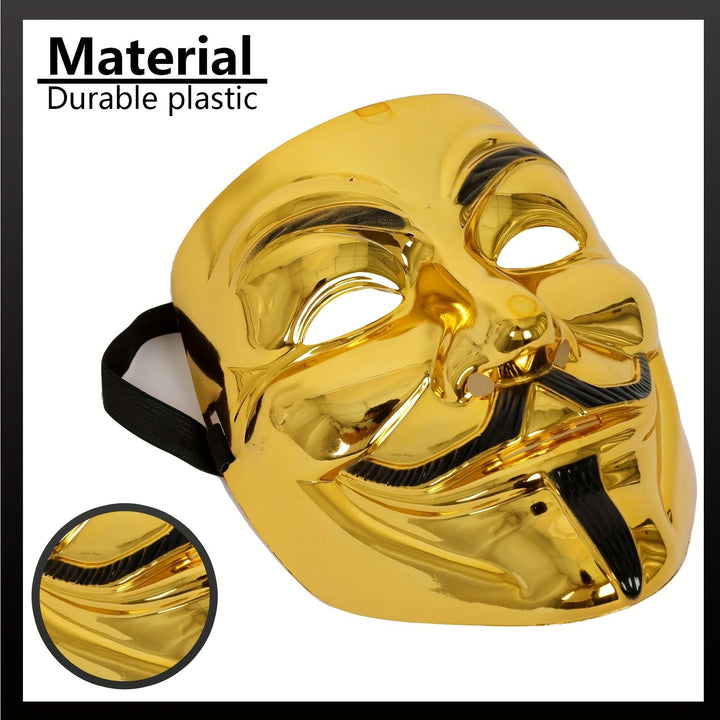 Skanto | Herres Full Face Plast Halloween Maske | Anonymous Cosplay