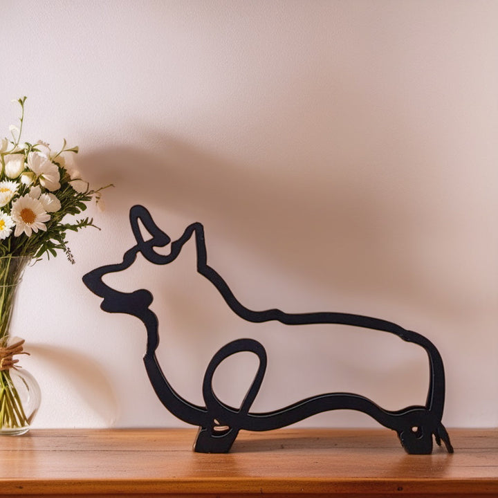Skanto | Artipaws Abstrakt Hundeskulptur | Moderne design | Høy kvalitet kunstfigur | For hylle & bord