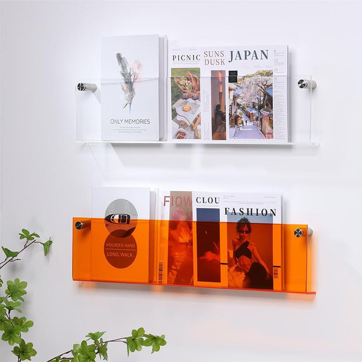 Skanto | Vegghylle Klar Akryl Magasinholder