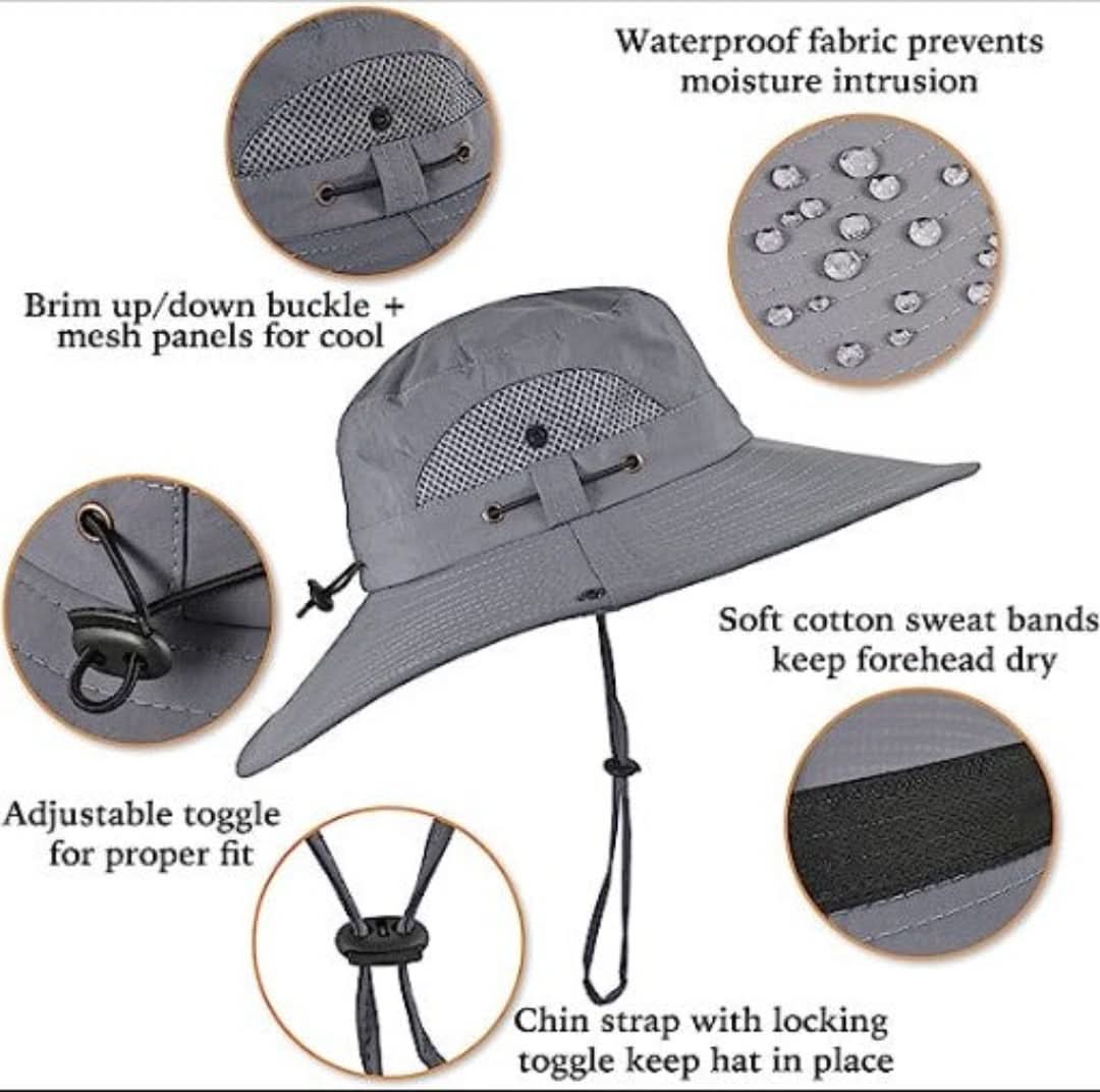 Solar Fan Fiskerhatt - Solenergi & USB-lading | Skanto