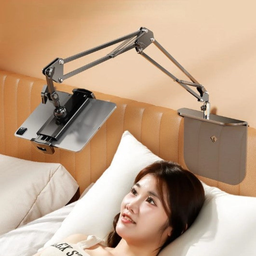 Skanto | Royaleva BedMate 360° Roterende Enhetsholder - Håndfri Mobil- og Nettbrettstativ