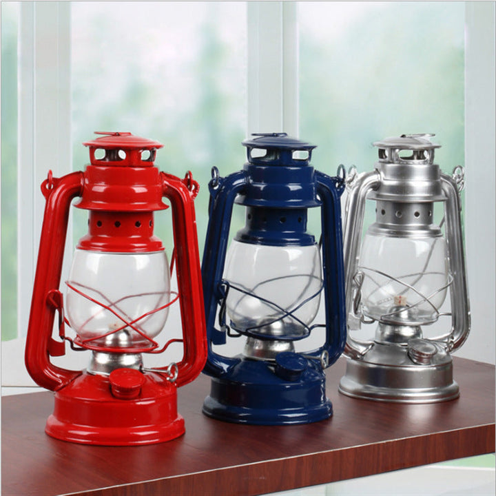 Skanto | Nostalgisk Camping Side Utendørs Kerosene Lanterne Lampe
