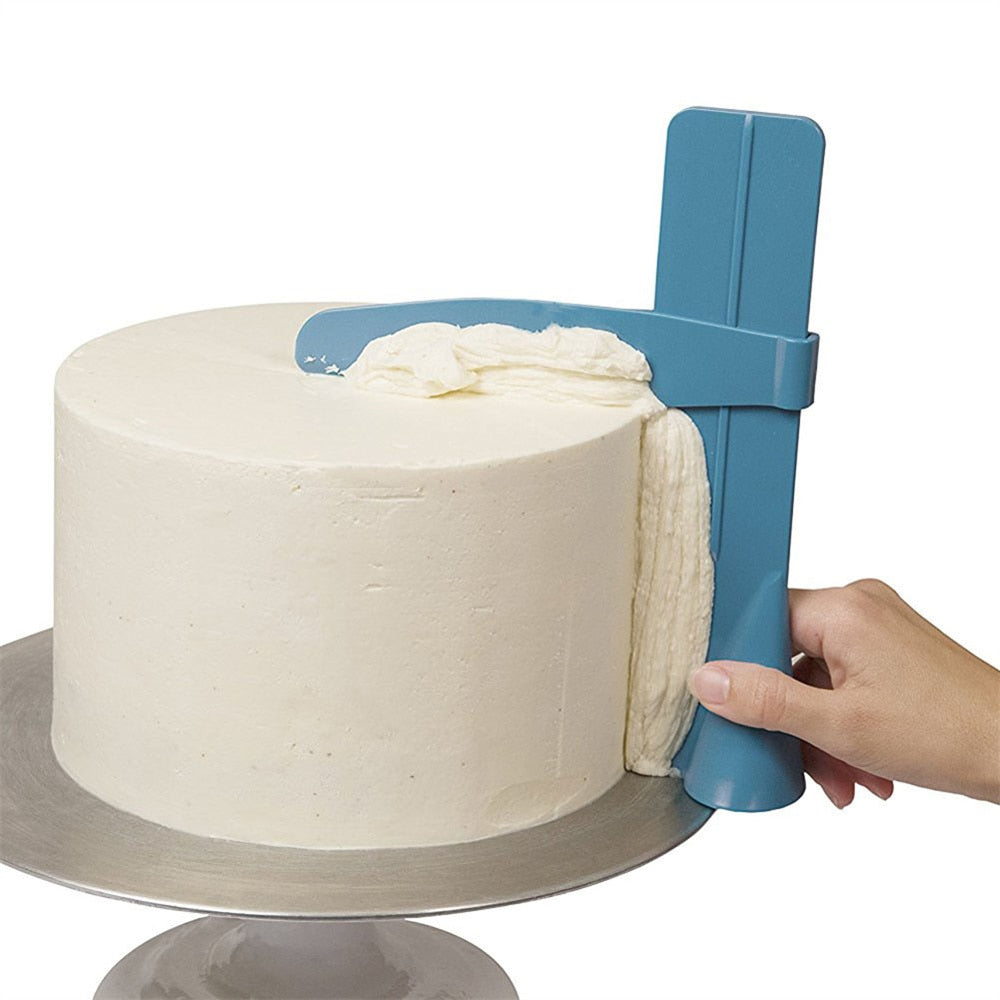 Justerbart Kake Skraper Fondant Spatel Krem Kake Kant Glatter | Skanto
