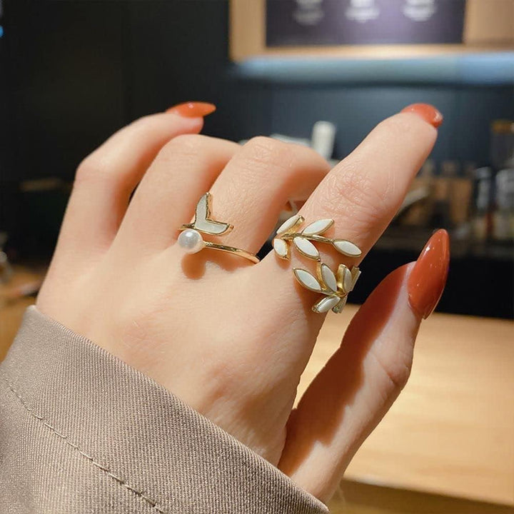 Skanto | Justerbar Klassisk Gulldråpe Ring
