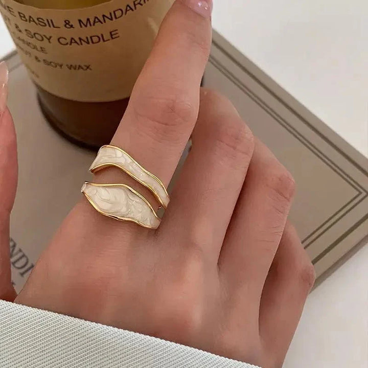 Skanto | Justerbar Luksus Gull Spalte Ring