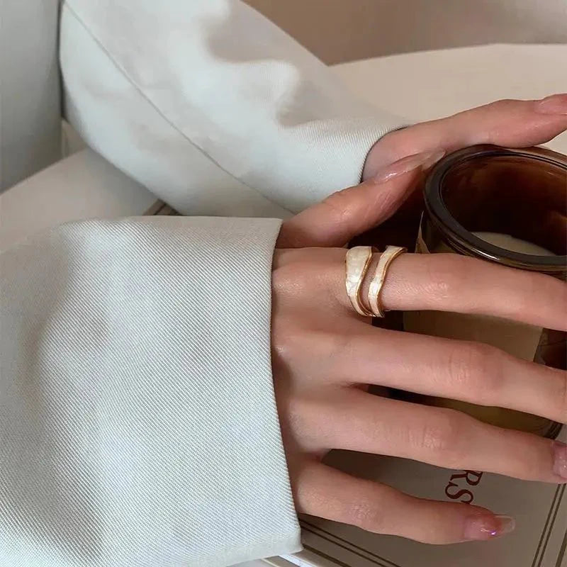 Skanto | Justerbar Luksus Gull Spalte Ring