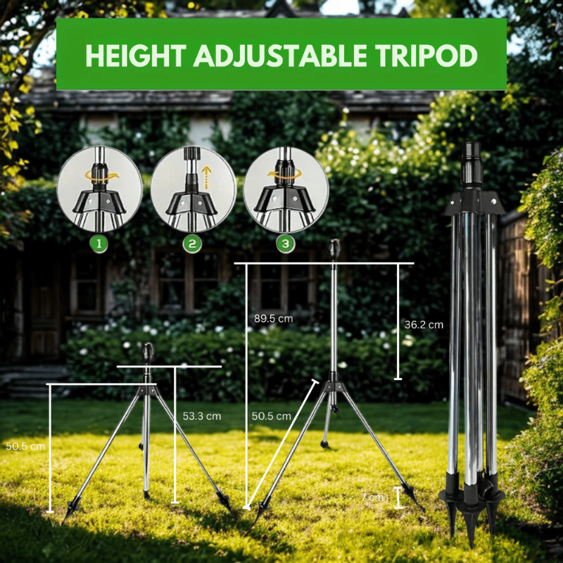 360° Edelstahl-Stativ