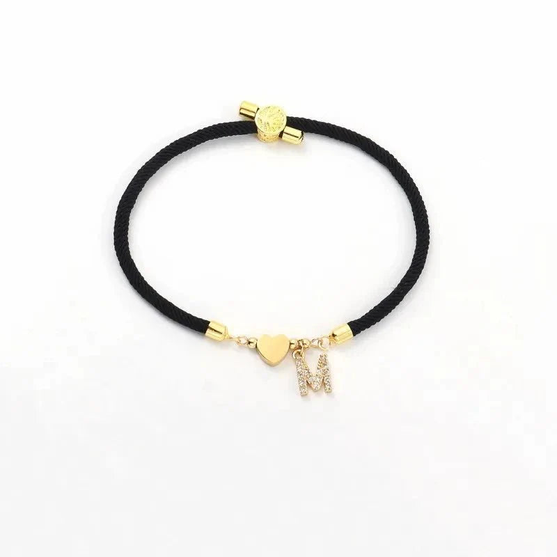 Skanto | Justerbar Form Bokstav Initial Armbånd