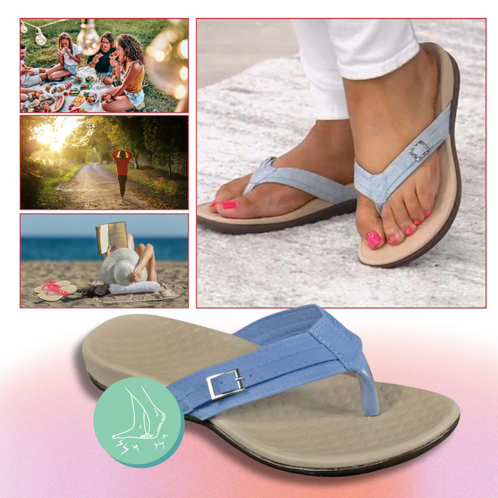 Ortopediske sandaler med justerbare remmer