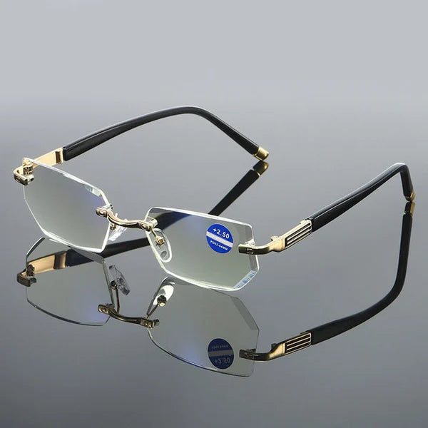 Skanto | Advanced Anti-Blue Light Multifocal Reading Glasses - SapphireView
