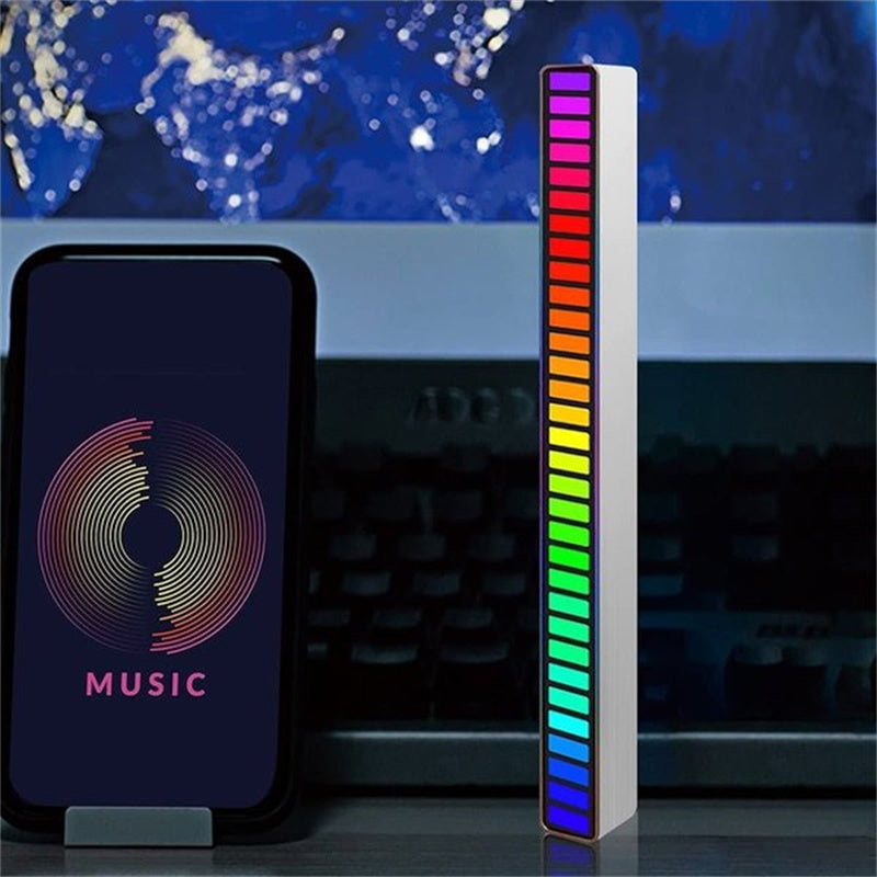 Lydaktivert RGB lyslist trådløs | Skanto