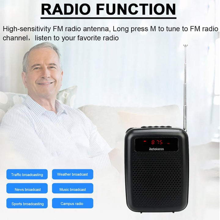 Skanto | Voice Amplifier for Teachers - Bærbar Forsterker Høyttaler