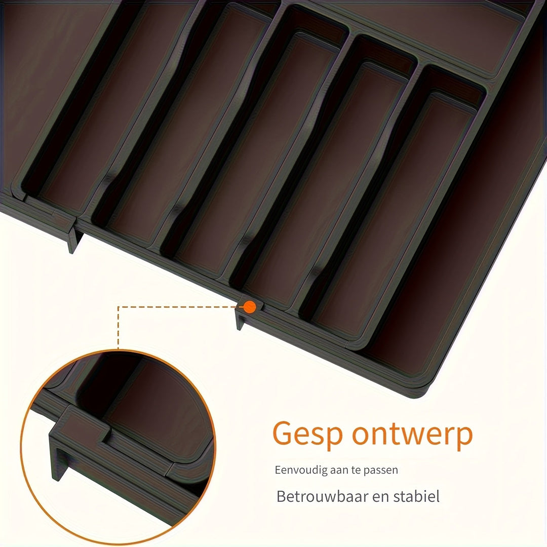 Utvidbar bestikkholder 33–57 cm | Skanto