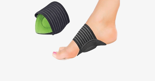 Skanto | 2-pakning: Aero Cushion Plantar Fasciitis Hulføtter Støtter