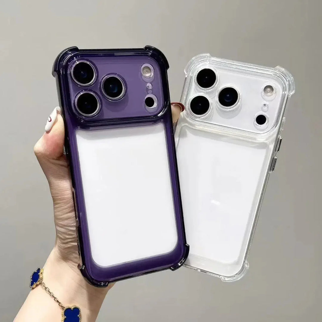 Skanto | AeroGuard – Støtsikker Gjennomsiktig Beskyttelsesdeksel for iPhone 11-17