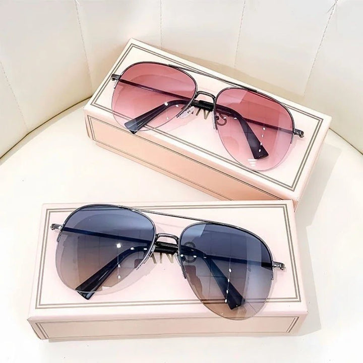 Skanto | AEROVIEW SHADES – Gradient Pilot Solbriller med UV400 Beskyttelse for Menn