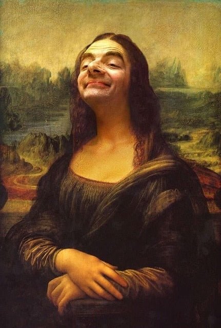 Skanto | Aesthetic Funny Mona Lisa Canvas Plakat