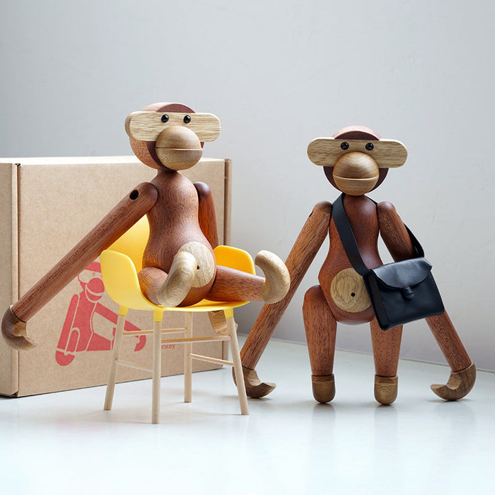 Skanto | Cheeky Monkey Solid Wood Ornament