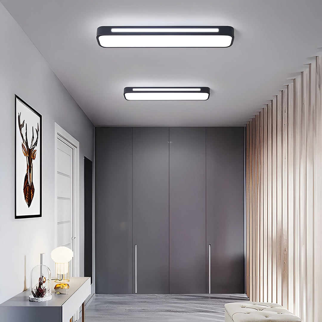 Rektangulær taklampe – Rene linjer og moderne design | Perfekt for stue og spisestue